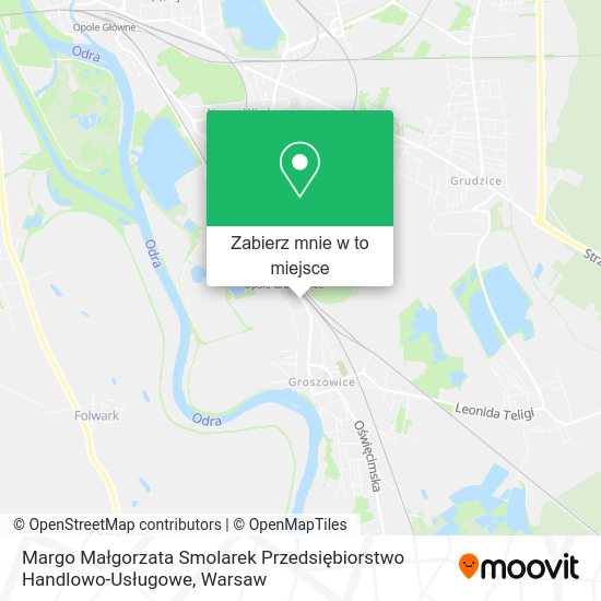 Mapa Margo Małgorzata Smolarek Przedsiębiorstwo Handlowo-Usługowe