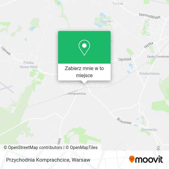 Mapa Przychodnia Komprachcice