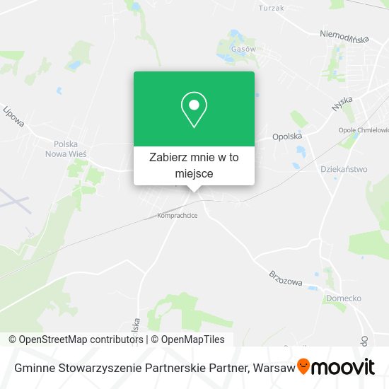 Mapa Gminne Stowarzyszenie Partnerskie Partner