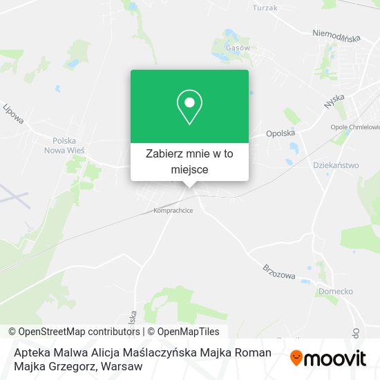 Mapa Apteka Malwa Alicja Maślaczyńska Majka Roman Majka Grzegorz