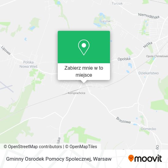 Mapa Gminny Osrodek Pomocy Spolecznej