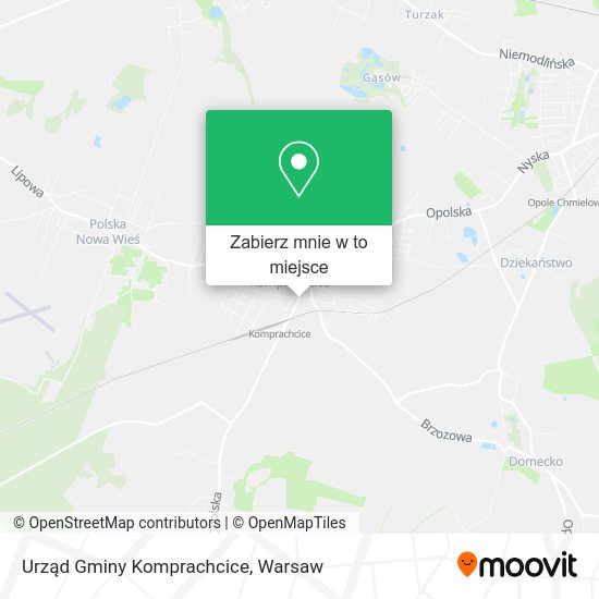 Mapa Urząd Gminy Komprachcice