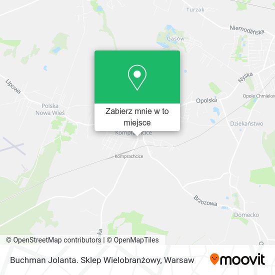 Mapa Buchman Jolanta. Sklep Wielobranżowy