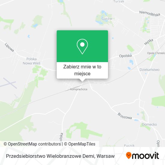 Mapa Przedsiebiorstwo Wielobranzowe Demi