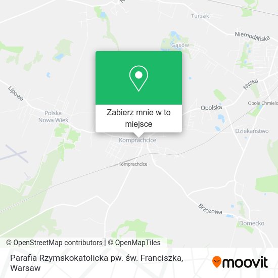 Mapa Parafia Rzymskokatolicka pw. św. Franciszka