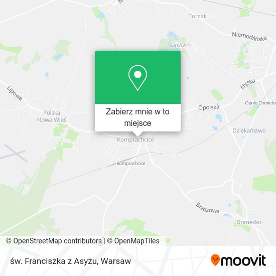 Mapa św. Franciszka z Asyżu