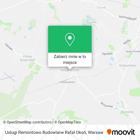 Mapa Usługi Remontowo Budowlane Rafał Okoń