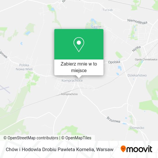 Mapa Chów i Hodowla Drobiu Pawleta Kornelia