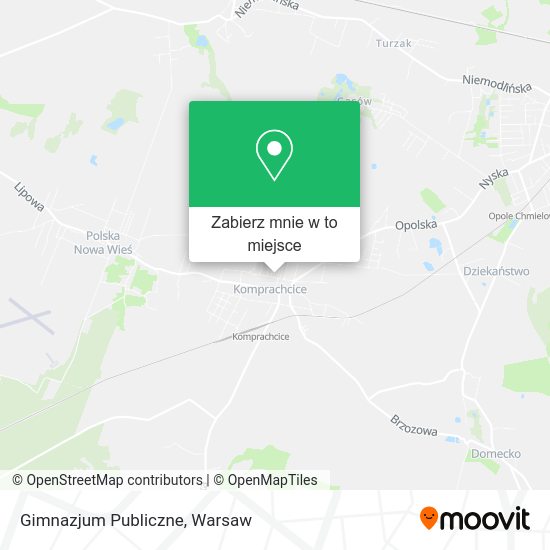 Mapa Gimnazjum Publiczne