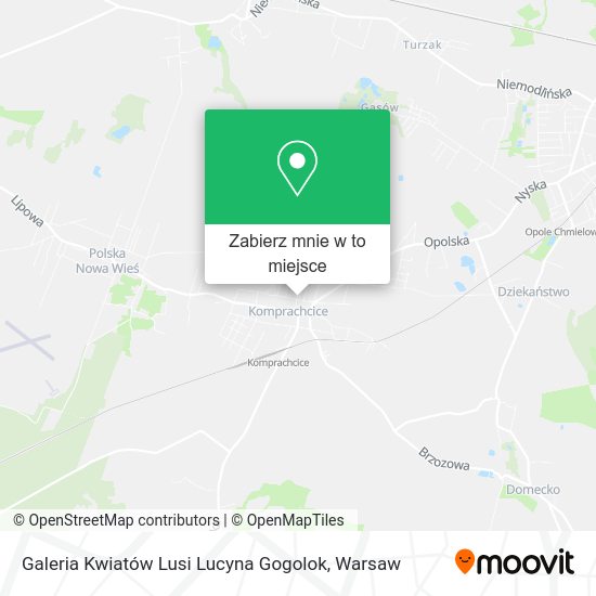 Mapa Galeria Kwiatów Lusi Lucyna Gogolok