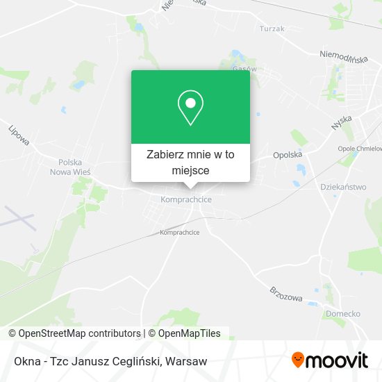 Mapa Okna - Tzc Janusz Cegliński