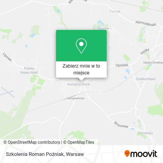 Mapa Szkolenia Roman Poźniak