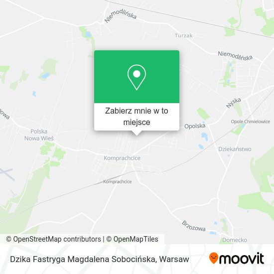 Mapa Dzika Fastryga Magdalena Sobocińska