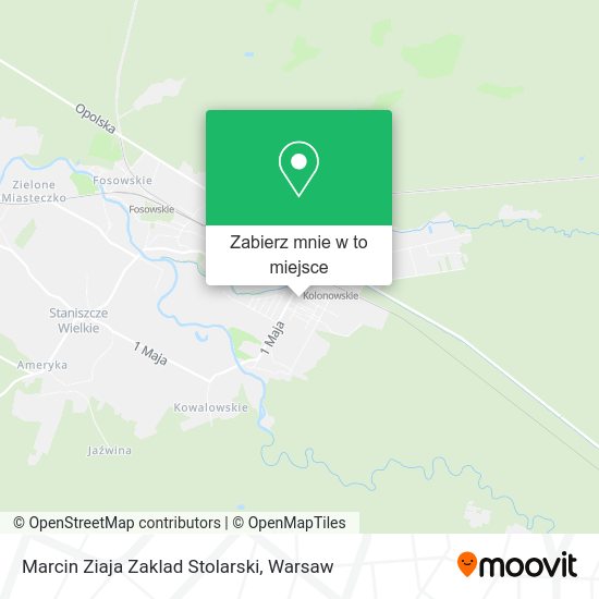 Mapa Marcin Ziaja Zaklad Stolarski