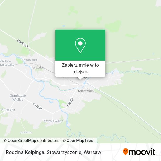 Mapa Rodzina Kolpinga. Stowarzyszenie