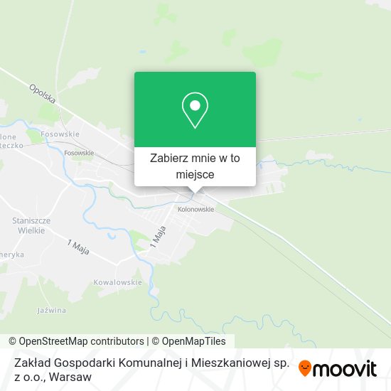 Mapa Zakład Gospodarki Komunalnej i Mieszkaniowej sp. z o.o.