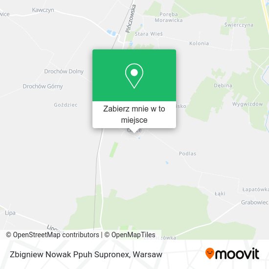 Mapa Zbigniew Nowak Ppuh Supronex