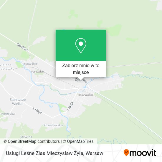 Mapa Usługi Leśne Zlas Mieczysław Żyła