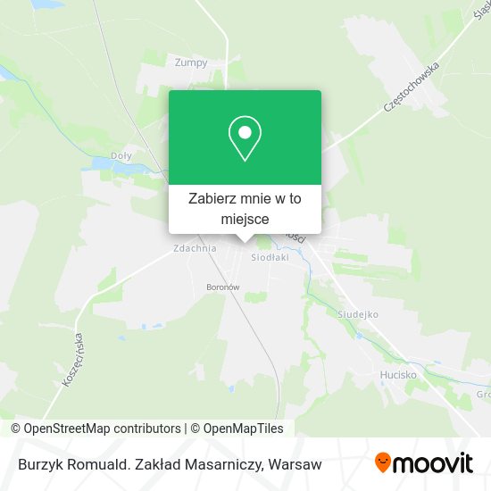 Mapa Burzyk Romuald. Zakład Masarniczy