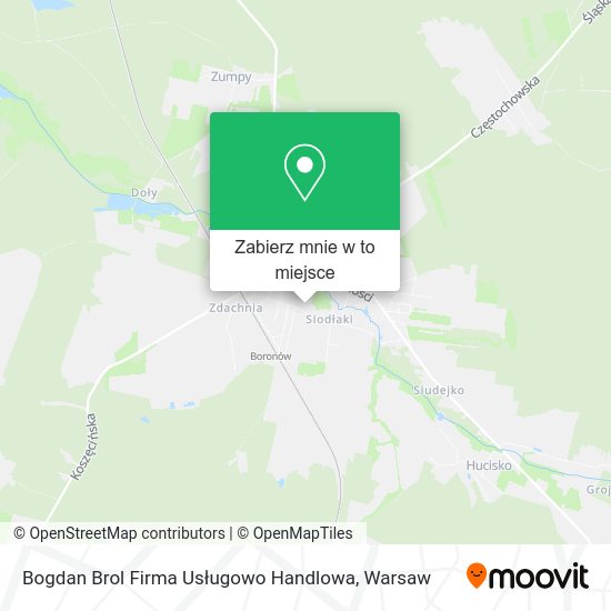 Mapa Bogdan Brol Firma Usługowo Handlowa