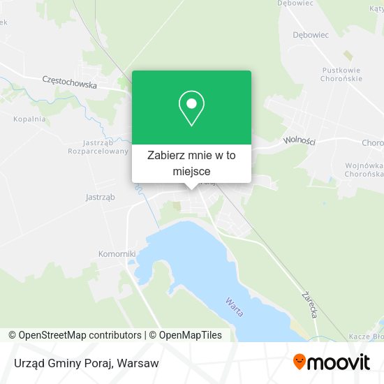 Mapa Urząd Gminy Poraj