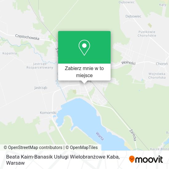 Mapa Beata Kaim-Banasik Usługi Wielobranżowe Kaba