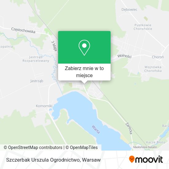 Mapa Szczerbak Urszula Ogrodnictwo