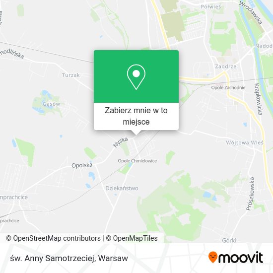 Mapa św. Anny Samotrzeciej