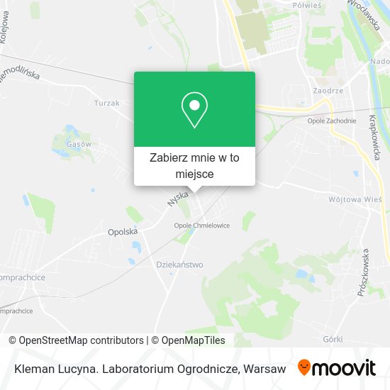 Mapa Kleman Lucyna. Laboratorium Ogrodnicze