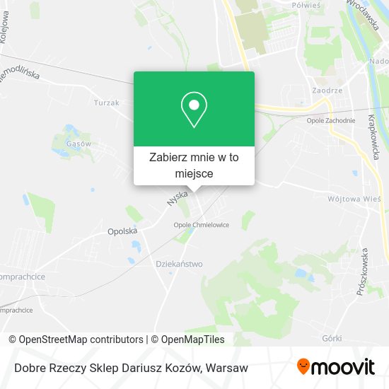 Mapa Dobre Rzeczy Sklep Dariusz Kozów