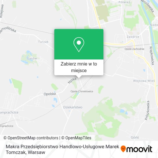 Mapa Makra Przedsiębiorstwo Handlowo-Usługowe Marek Tomczak