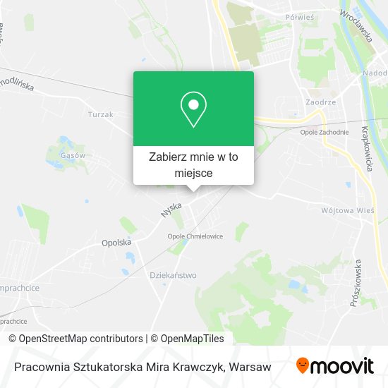 Mapa Pracownia Sztukatorska Mira Krawczyk