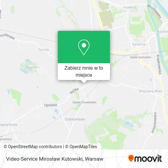 Mapa Video-Service Mirosław Kutowski