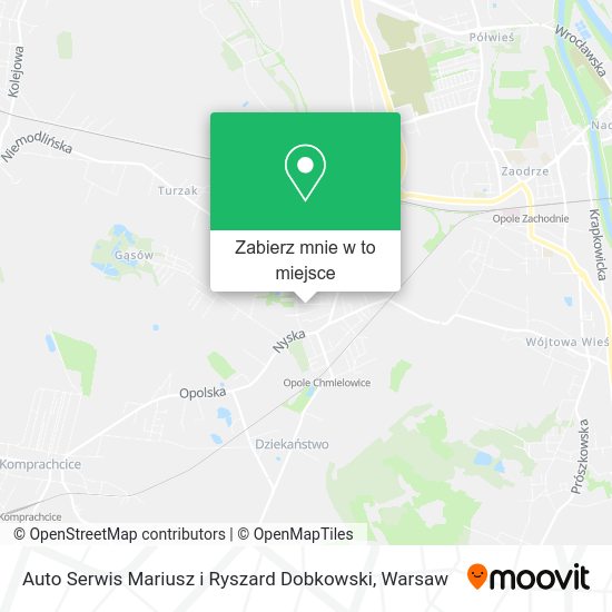 Mapa Auto Serwis Mariusz i Ryszard Dobkowski