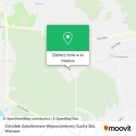 Mapa Ośrodek Szkoleniowo-Wypoczynkowy Suchy Bór