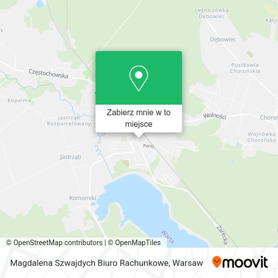 Mapa Magdalena Szwajdych Biuro Rachunkowe