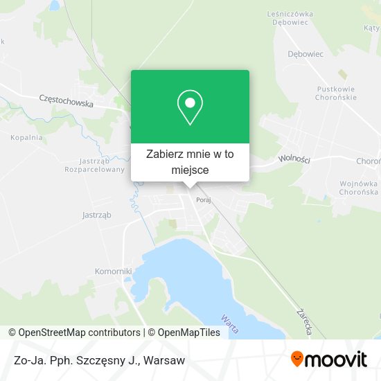 Mapa Zo-Ja. Pph. Szczęsny J.