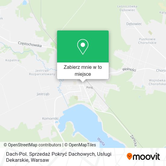 Mapa Dach-Pol. Sprzedaż Pokryć Dachowych, Usługi Dekarskie