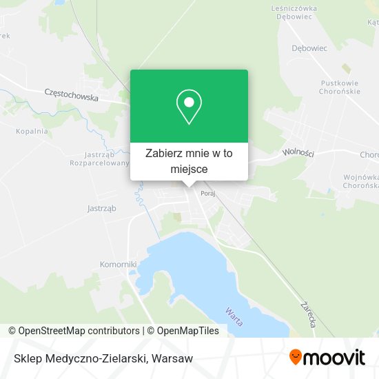 Mapa Sklep Medyczno-Zielarski