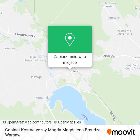 Mapa Gabinet Kosmetyczny Magda Magdalena Brendzel