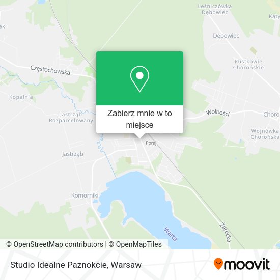 Mapa Studio Idealne Paznokcie