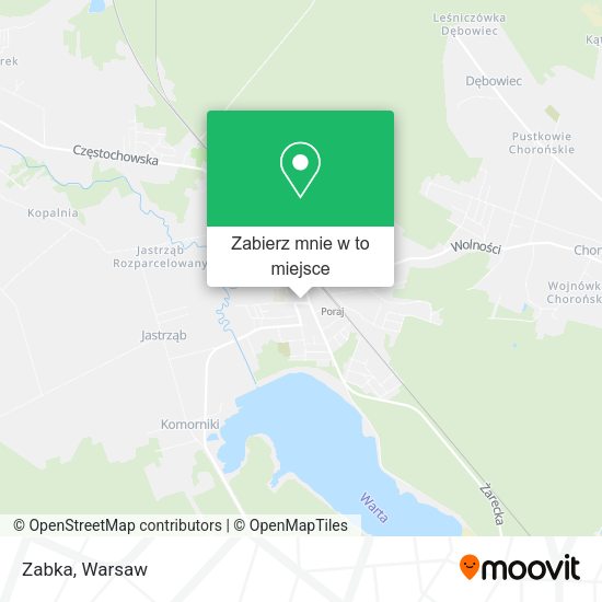 Mapa Zabka