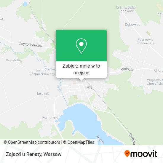 Mapa Zajazd u Renaty