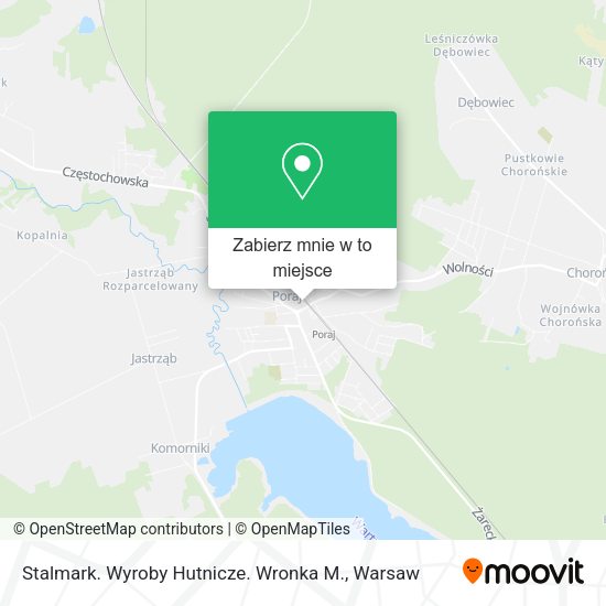 Mapa Stalmark. Wyroby Hutnicze. Wronka M.