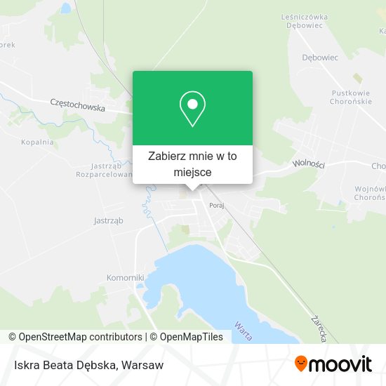 Mapa Iskra Beata Dębska