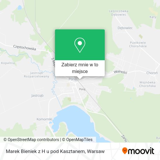 Mapa Marek Bieniek z H u pod Kasztanem