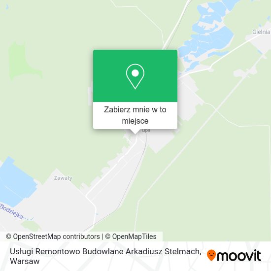Mapa Usługi Remontowo Budowlane Arkadiusz Stelmach