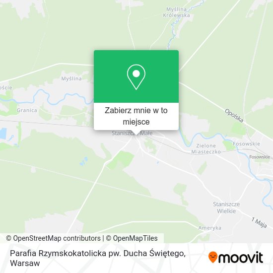 Mapa Parafia Rzymskokatolicka pw. Ducha Świętego