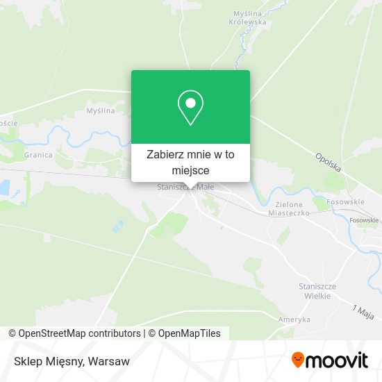 Mapa Sklep Mięsny