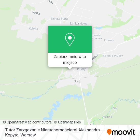 Mapa Tutor Zarządzanie Nieruchomościami Aleksandra Kopyto